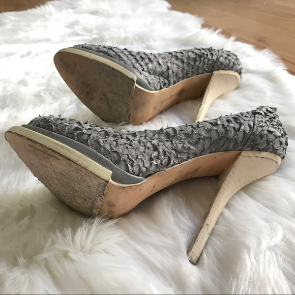 ⚡️HP⚡️Alexander Wang • Aida Grey Platform Heels - Picture 6 of 6